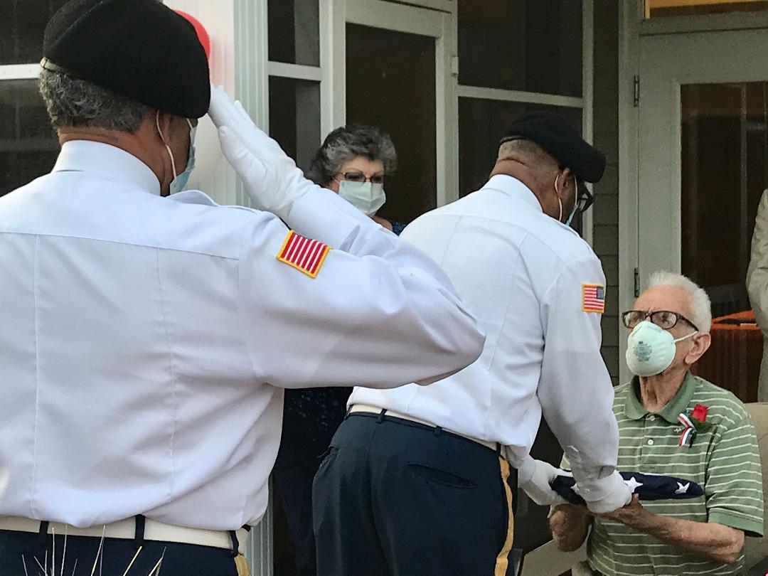 Bronze Star recipient honored at V-J Day ceremony