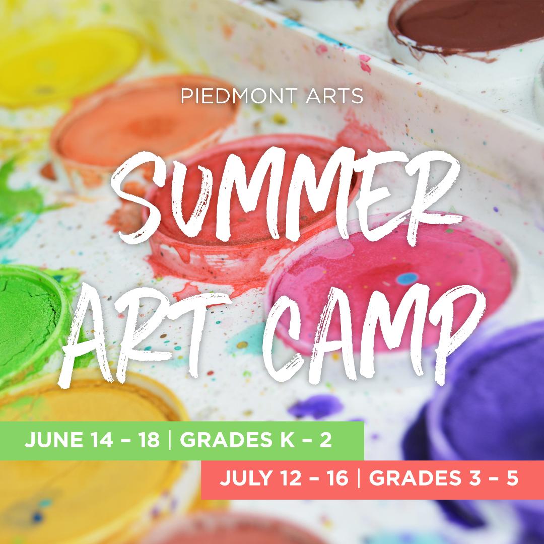 Enrollment is underway for summer camps at Piedmont Arts