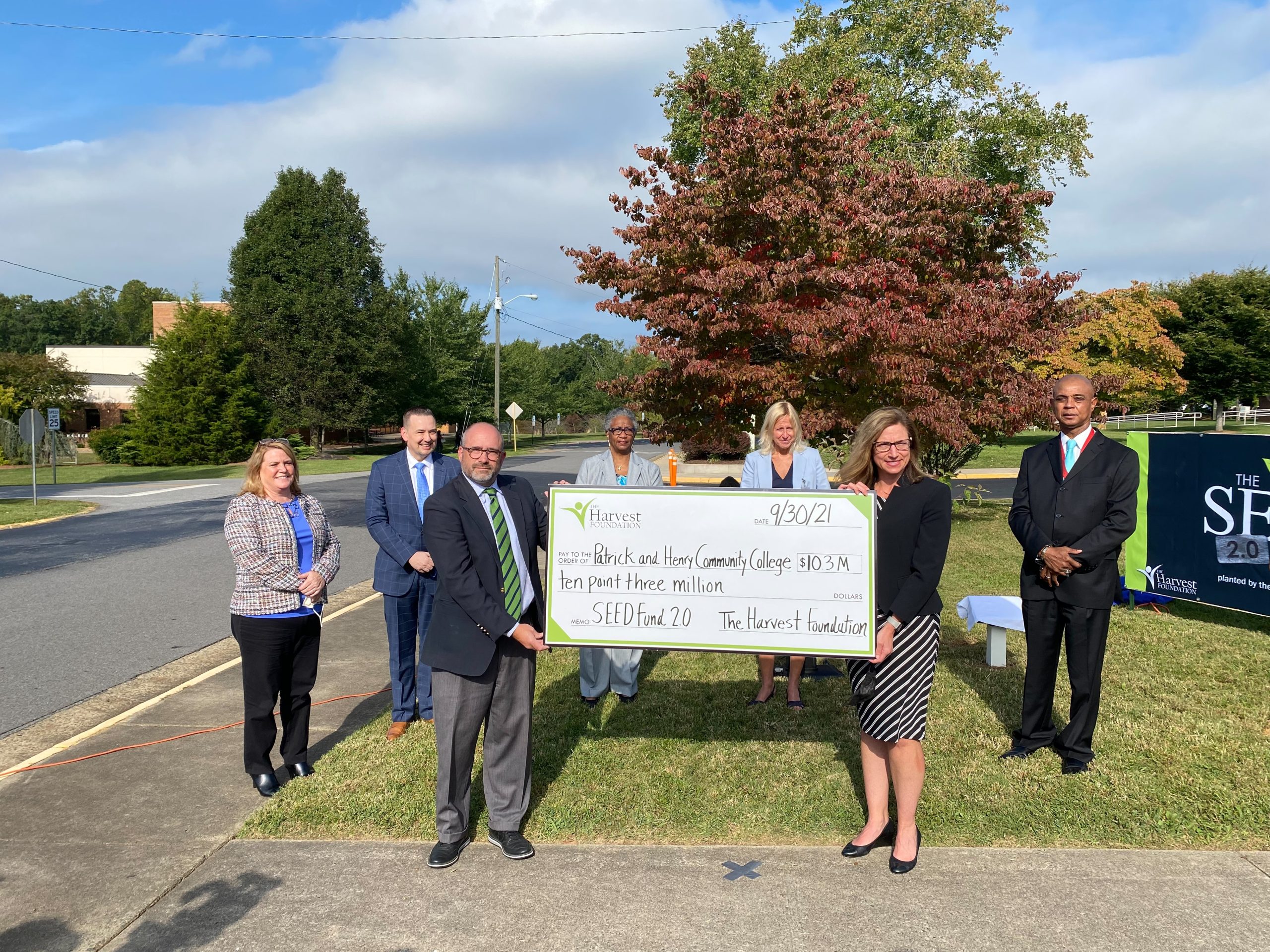 Harvest announces $10.3 million grant to P&HCC, guaranteeing SEED for today’s kindergarten students
