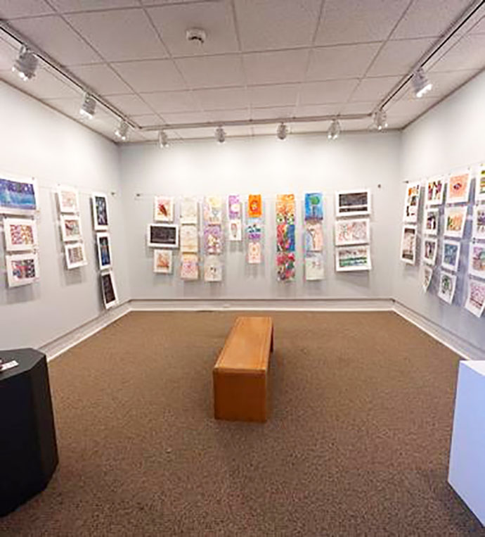 The Foster Gallery is a dedicated space in Piedmont Arts to honor and showcase the art of local students.