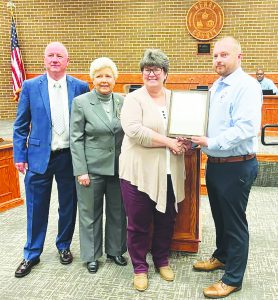 The board approved a resolution recognizing the Fontaine Ruritan Club’s 70th anniversary.