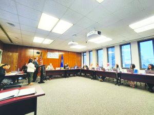 Henry County School Board in session on March 8.