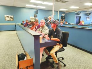 Patrick & Henry Community College students listen intently to Chris Rice.