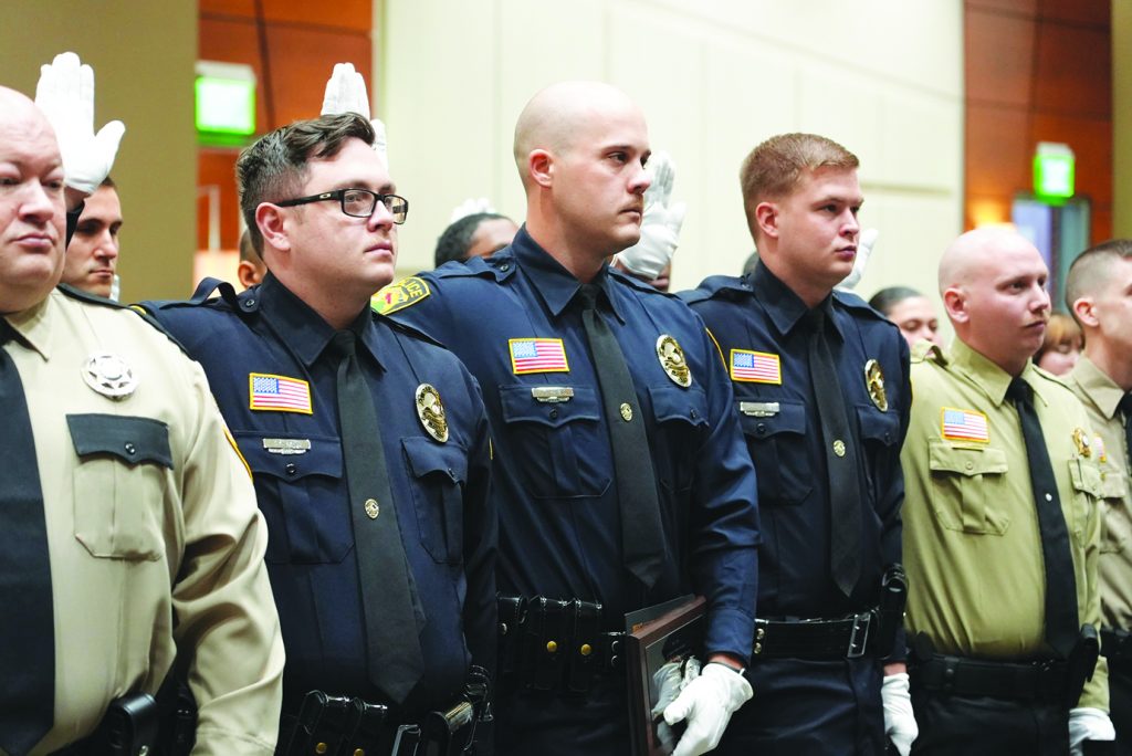 Three Martinsville Police Officers were among the recent graduates of the Piedmont Regional Justice Training Academy.