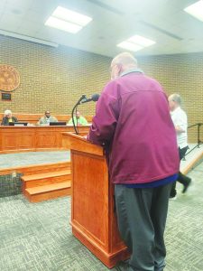 Duane Whittaker encourages the Henry County Board of Supervisors to fully fund the school division’s budget request.