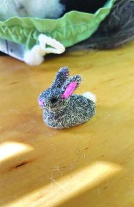 Learn to craft a felted bunny with Bella Thorne on May 10.