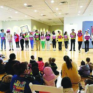 Carlisle School’s Zip Zap Zop Theatre Co. will perform for toddlers in the gallery again on April 23.