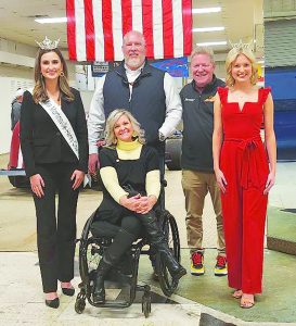 Pictured, (left to right), Jenna Adams, Eric Phillips, Dr. Pam Cobler, Bill Stanley, and Meagan Durham.