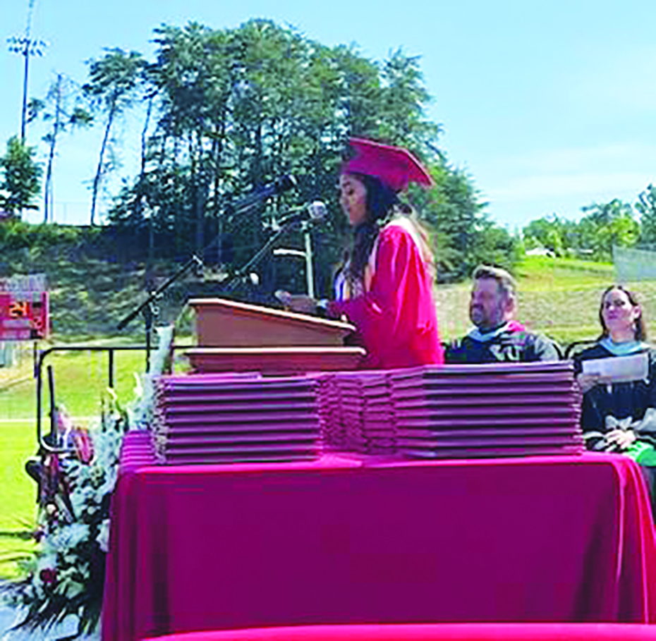 Class Co-President Nayti Bhavesh Patel said the graduates should always remember that Martinsville is home.