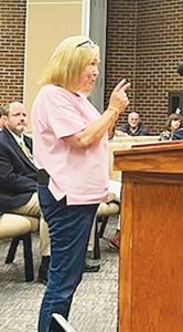 Mary Martin said she was glad the board didn’t raise taxes.