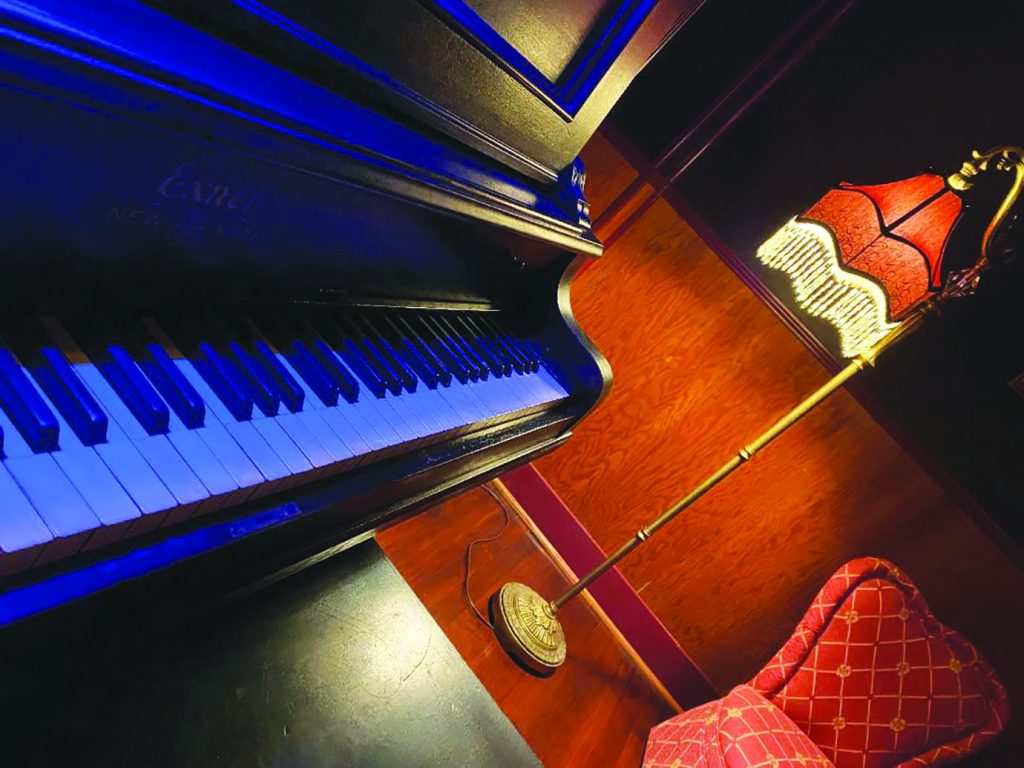 A piano from the early 1900s is included in Uptown Underground.