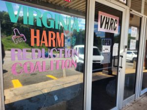 Homeless individuals often visit places like the Virginia Harm Reduction Coalition office to cool off.