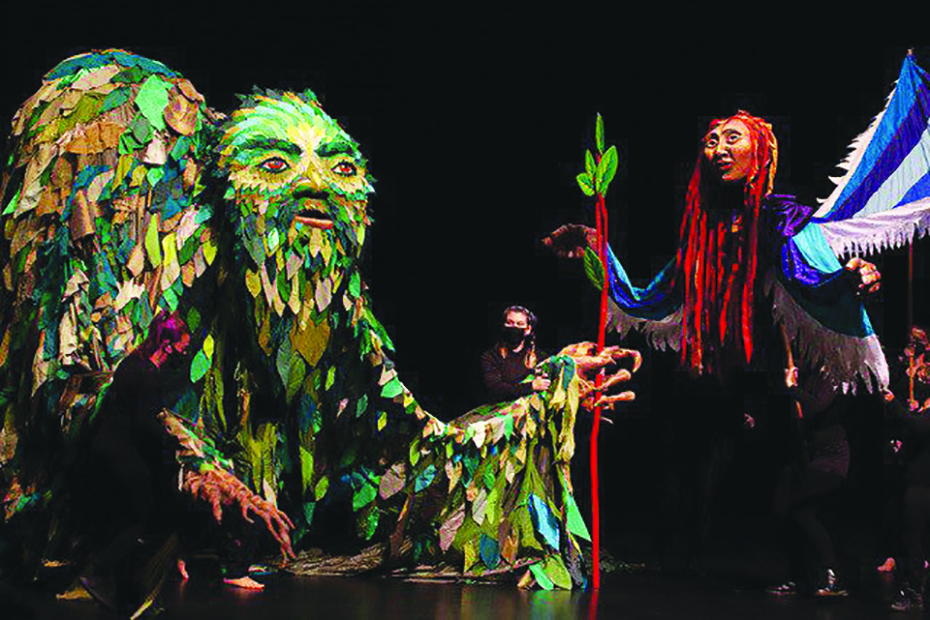 Paperhand Puppet Intervention will bring their giant puppets for a parade during the annual Arts Festival.