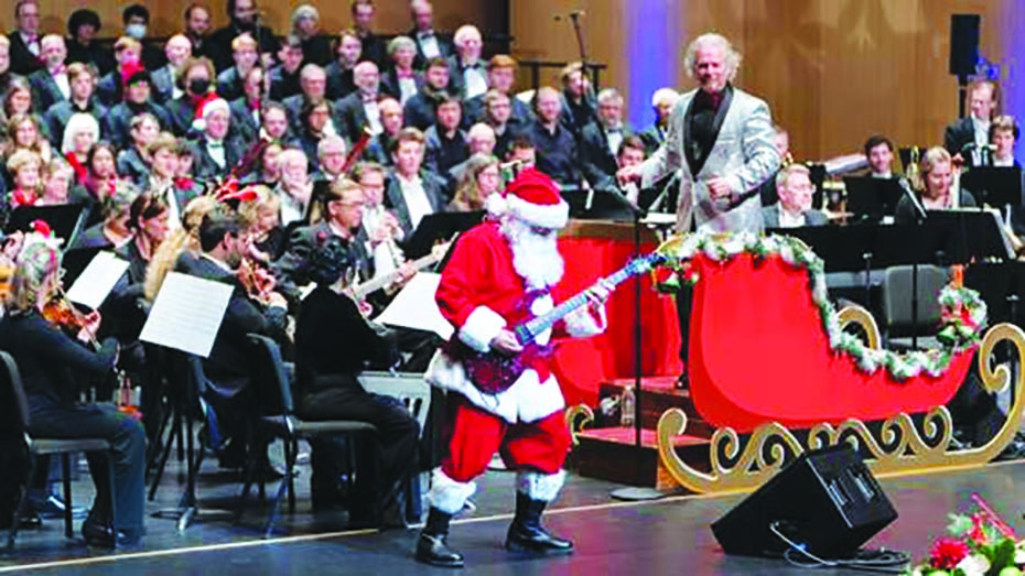 The Roanoke Symphony Orchestra returns to the Martinsville High School Auditorium for their Holiday Pops Spectacular.