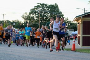 Runners take off in the Harvest Moon Run. (Contributed photos)