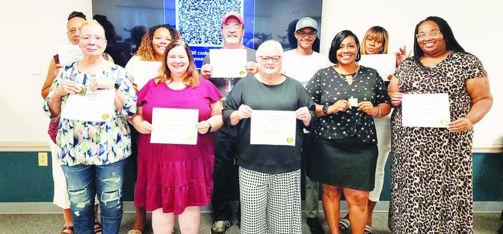 Recent participants in a Citizens Academy held at the Piedmont Regional Criminal Justice Academy. (Contributed)