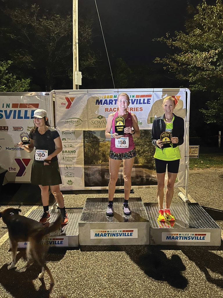 5K awards - 1st, Buffie Hill; 2nd, Cindy Bement; 3rd, Rachael Hunsicker (Contributed)