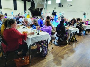 Attendees enjoy food at a previous MHC is For Book Lovers Festival. 