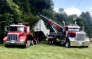 A 2000 Chevrolet Silverado was traveling east on U.S. 58 when the vehicle ran off the left side of the road, crossed the median and reportedly struck the trailer portion of a parked tractor trailer.