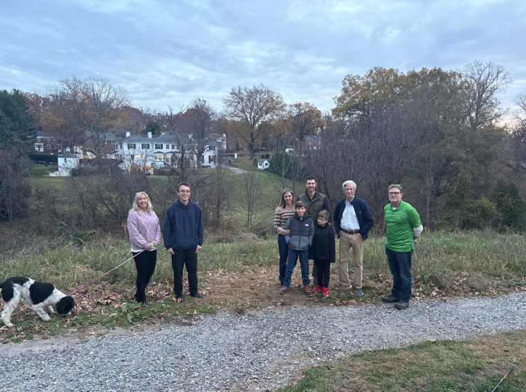 Pictured, left to right, Lori Fox, Billy Boaz, Justine Jones, Dr. David L. Jones, Lawson Jones, Owen Jones, Dr. David C. Jones, and Blake Shumate.