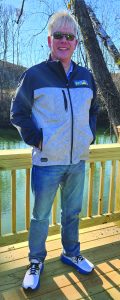 Roger Adams, director of Henry County Parks & Recreation, is pictured on the new dock.