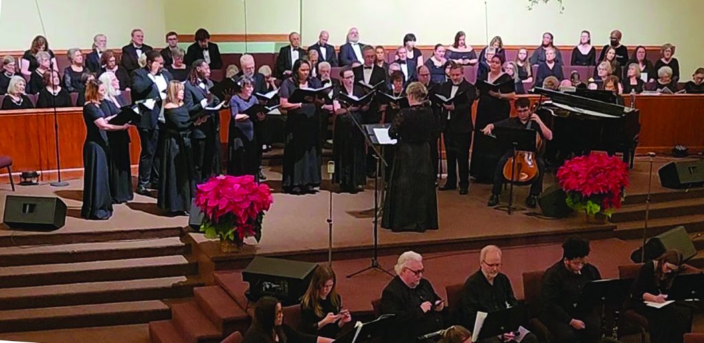 The Still Water Group performed O Come, O Come, Emmanuel.