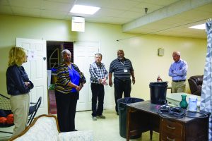 Richard Dorr talks about planned upgrades in the basement of the Black Box Theatre, located in Uptown Martinsville at 44 Franklin St.