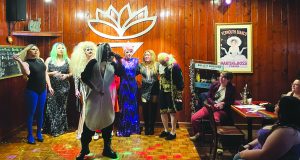 Talented drag queens and kings put on a four-hour performance at Wild Magnolia’s, playing to a packed audience.