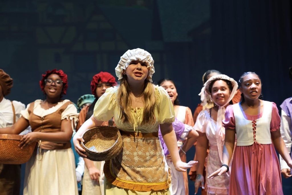 Martinsville students come together to perform Beauty and the Beast Jr. at Martinsville High School.