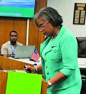 The budget proposal includes a difference of $359,137, “a positive … that would increase our fund balance,” City Manager Aretha Ferrell-Benavides said.