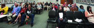 More than two dozen residents attended the Tuesday, April 1 meeting.