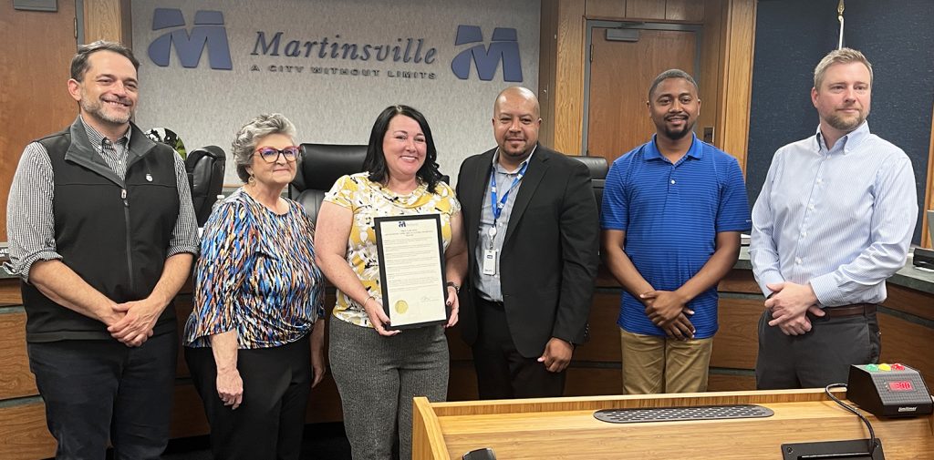 PHS Autism Center CEO Officer Billy White accepted the proclamation April as National Autism Awareness Month.