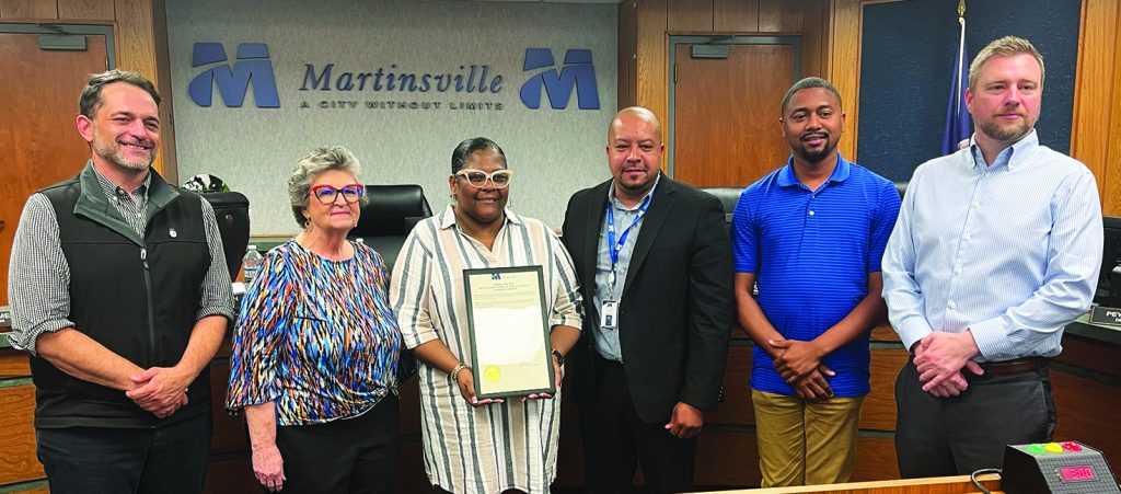 City Council presented the proclamation for National Sexual Assault Awareness Month to Tamika Whitfield of Southside Survivor Response Center.