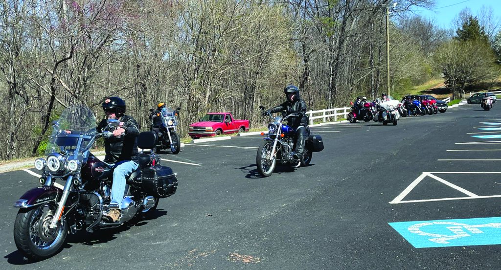 The Suicide Prevention Memorial Ride got underway. The event was to honor Isaac Rakes, create awareness and raise funds to help send Patrick County High School students to band camp.