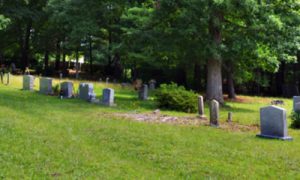 A photo from Shady Rest Cemetery in Bassett where several members involved in the feud are laid to rest. (Photo from Carolina Caswell on findagrave.com)