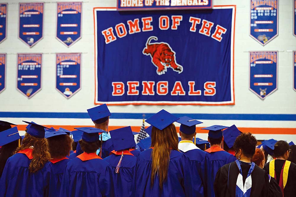 Graduates reflect on growth, friendship at BHS commencement