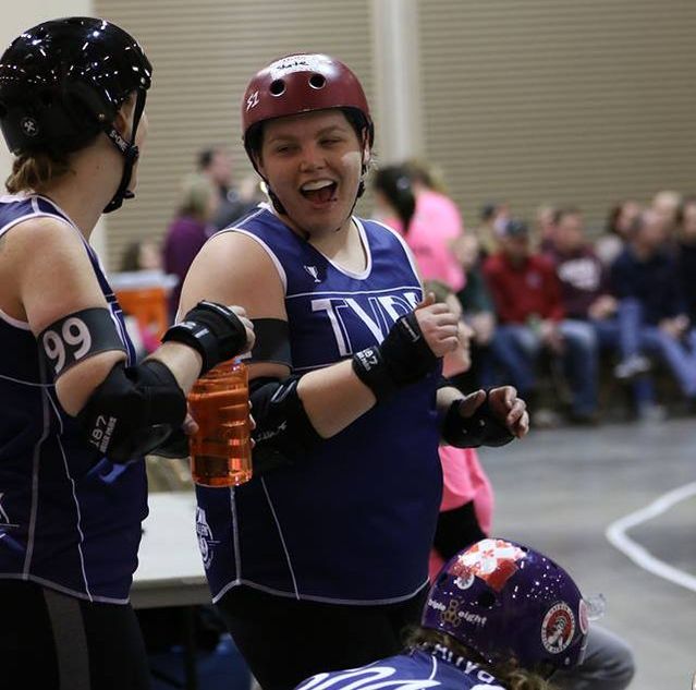 Roller derby season ends for Christianburg’s ‘Rogue Bludger’ and ‘Skateness Evermean’