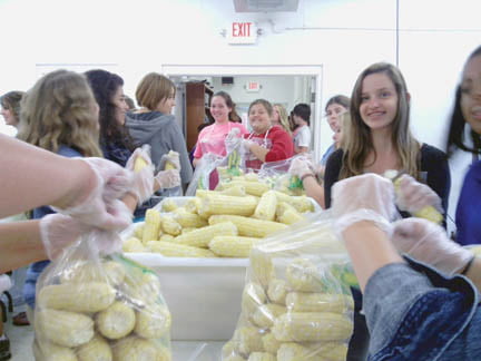 Greenbrier East FFA takes corn to the bank