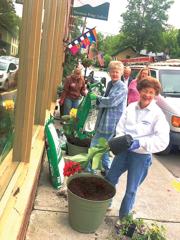 Lewisburg in Bloom community cooperation efforts