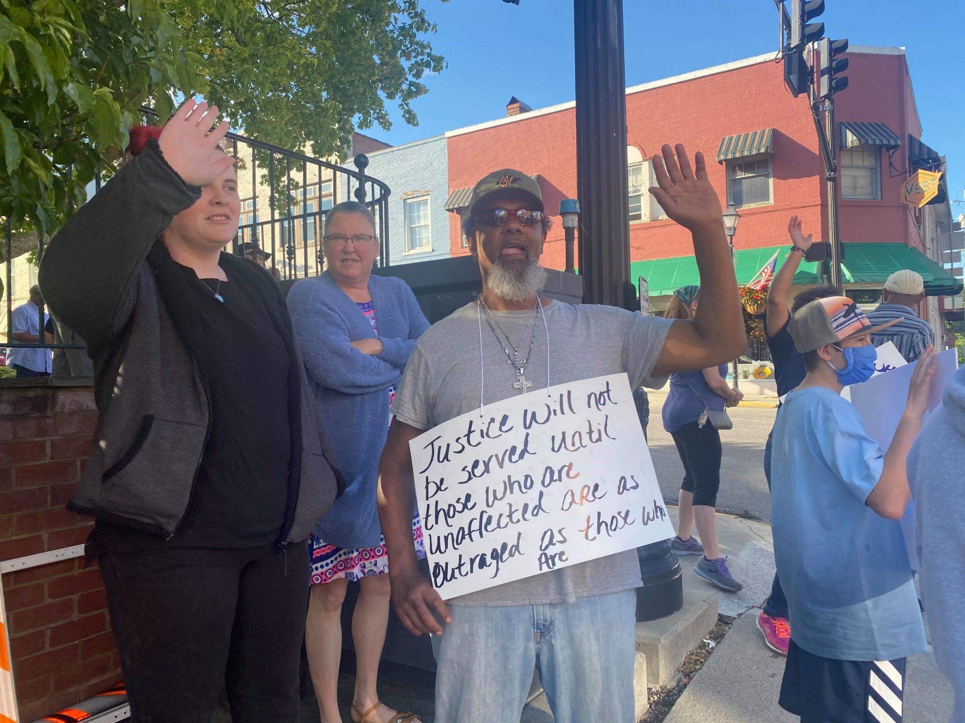 Peaceful Green Space gatherers speak out