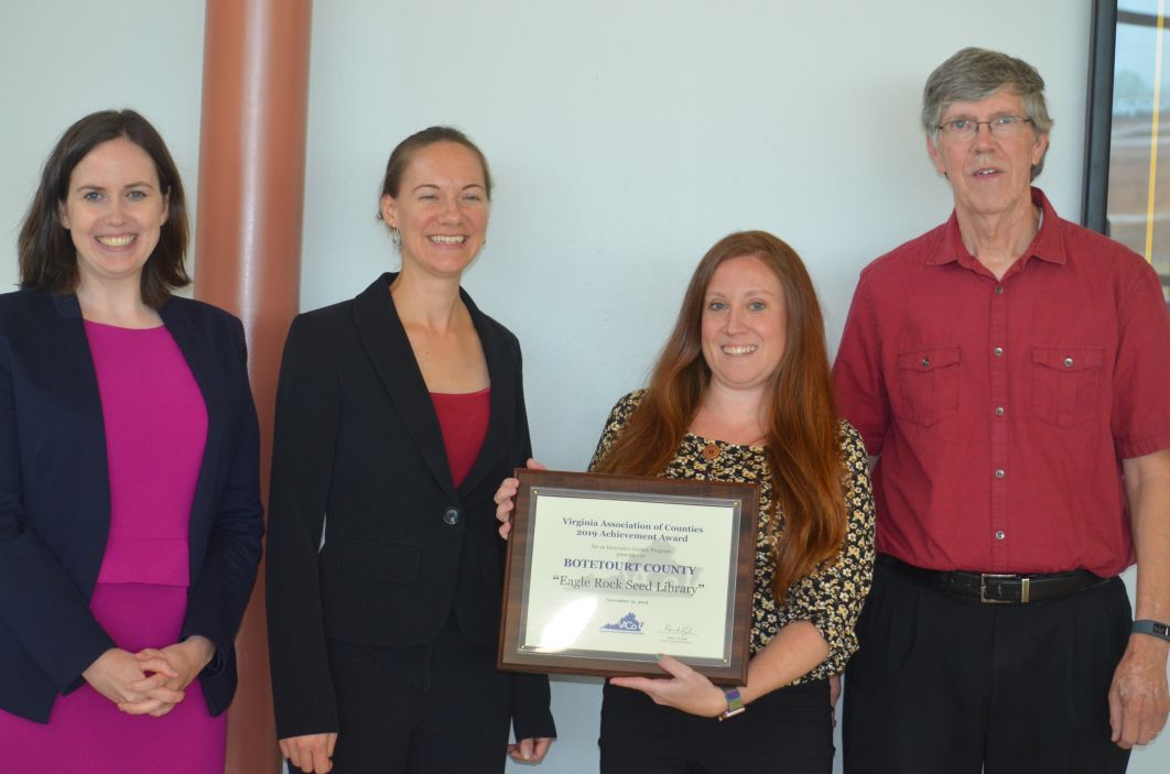 Eagle Rock Seed Library presented with award