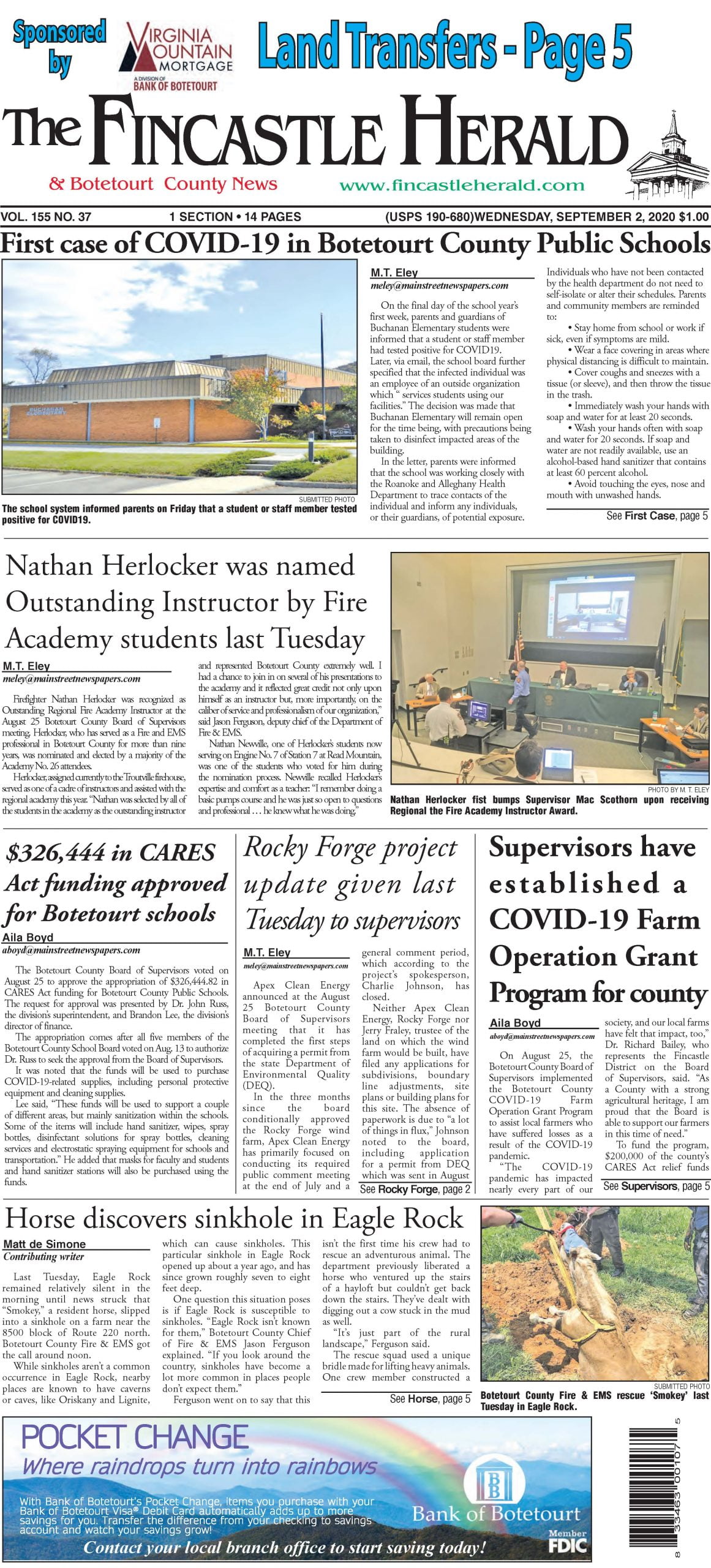 Fincastle eHerald | September 2, 2020
