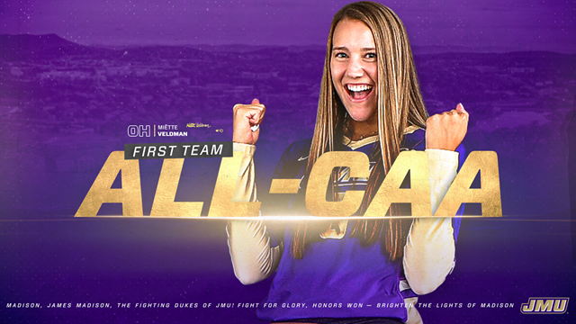 Veldman receives Rookie of the Year and CAA first team honors