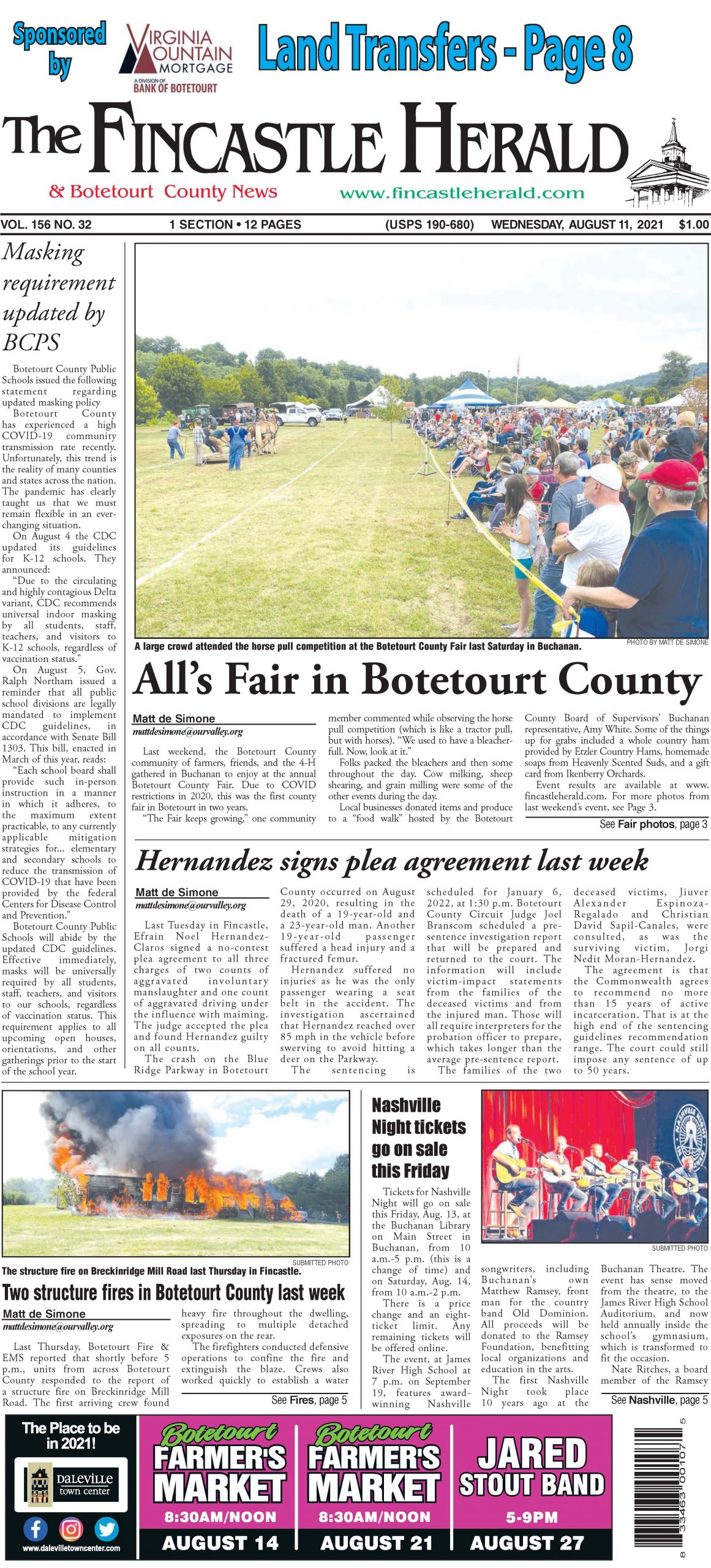 Fincastle eHerald | August 11, 2021