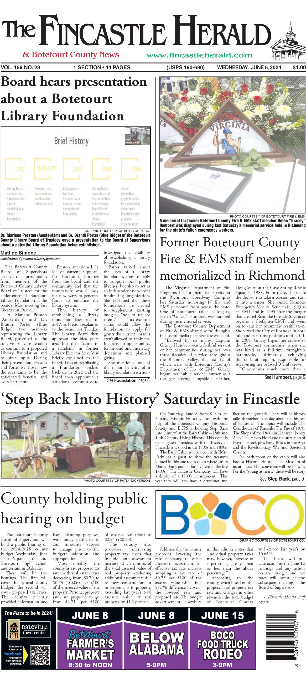 Fincastle eHerald | June 6, 2024