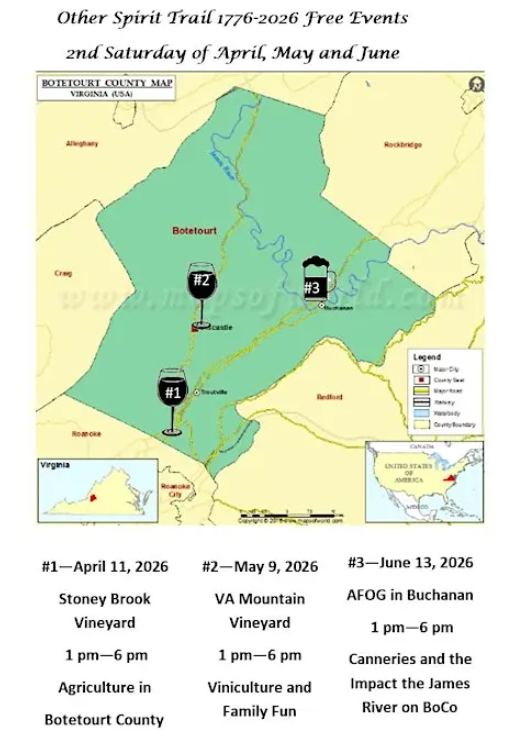 Spirit Trail events invite community to explore Botetourt’s past ahead of America’s 250th
