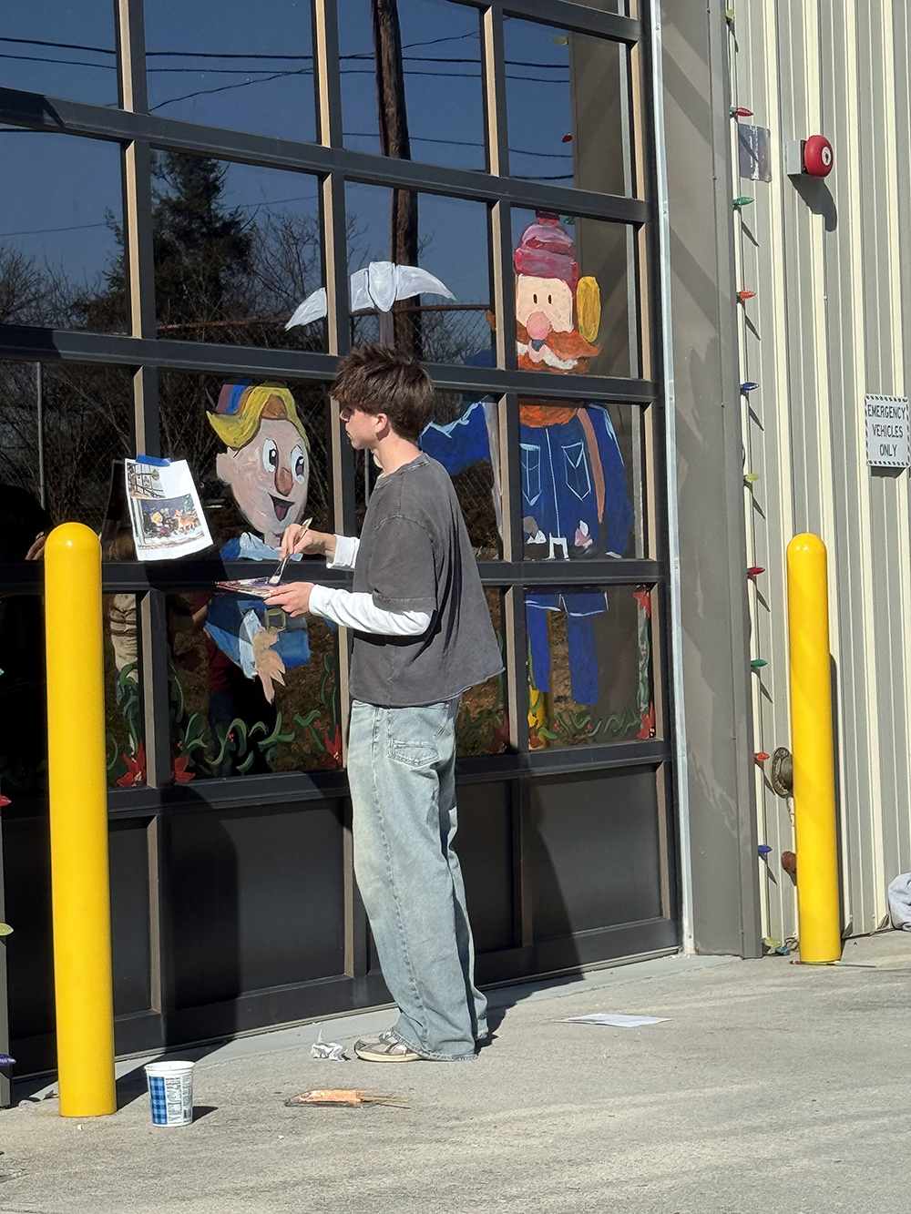 Student art decorates Riner EMS buildings