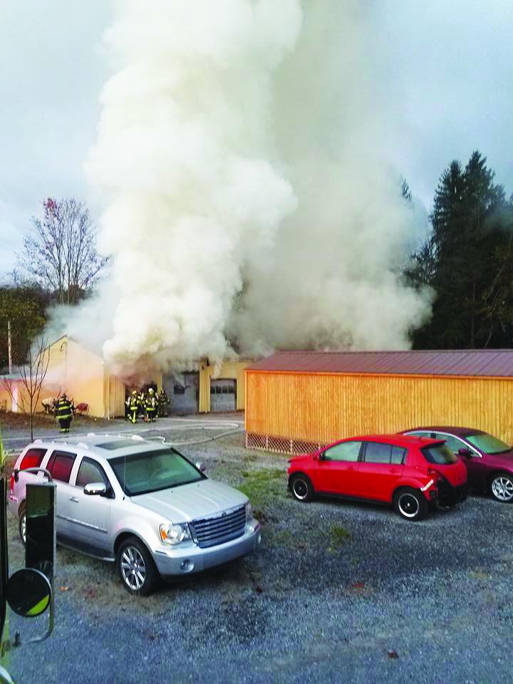 Sunday Morning Fire At Rick’s Collision In Shinnston Contained To Only One Building