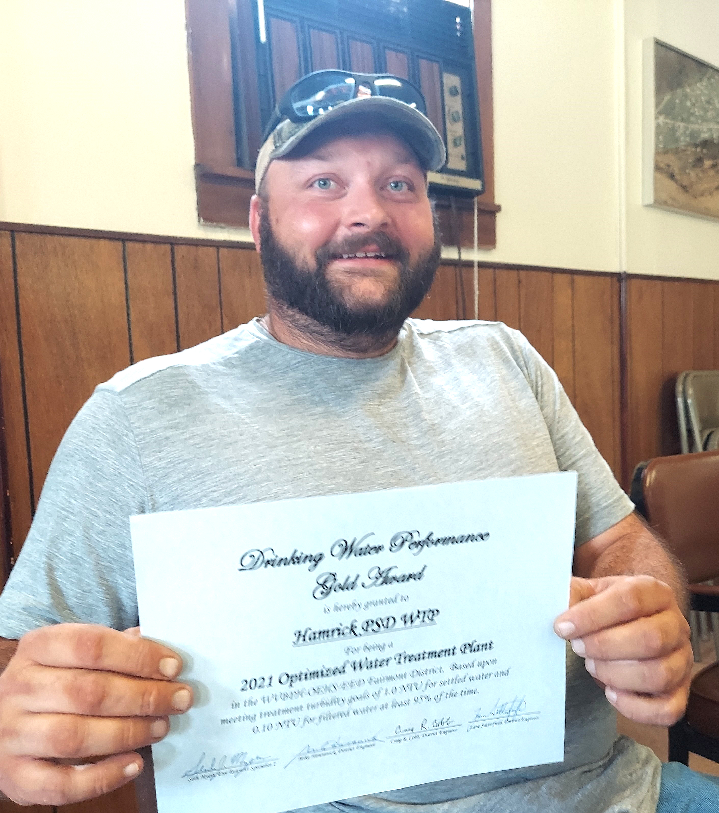 Hamrick PSD Receives Gold Award