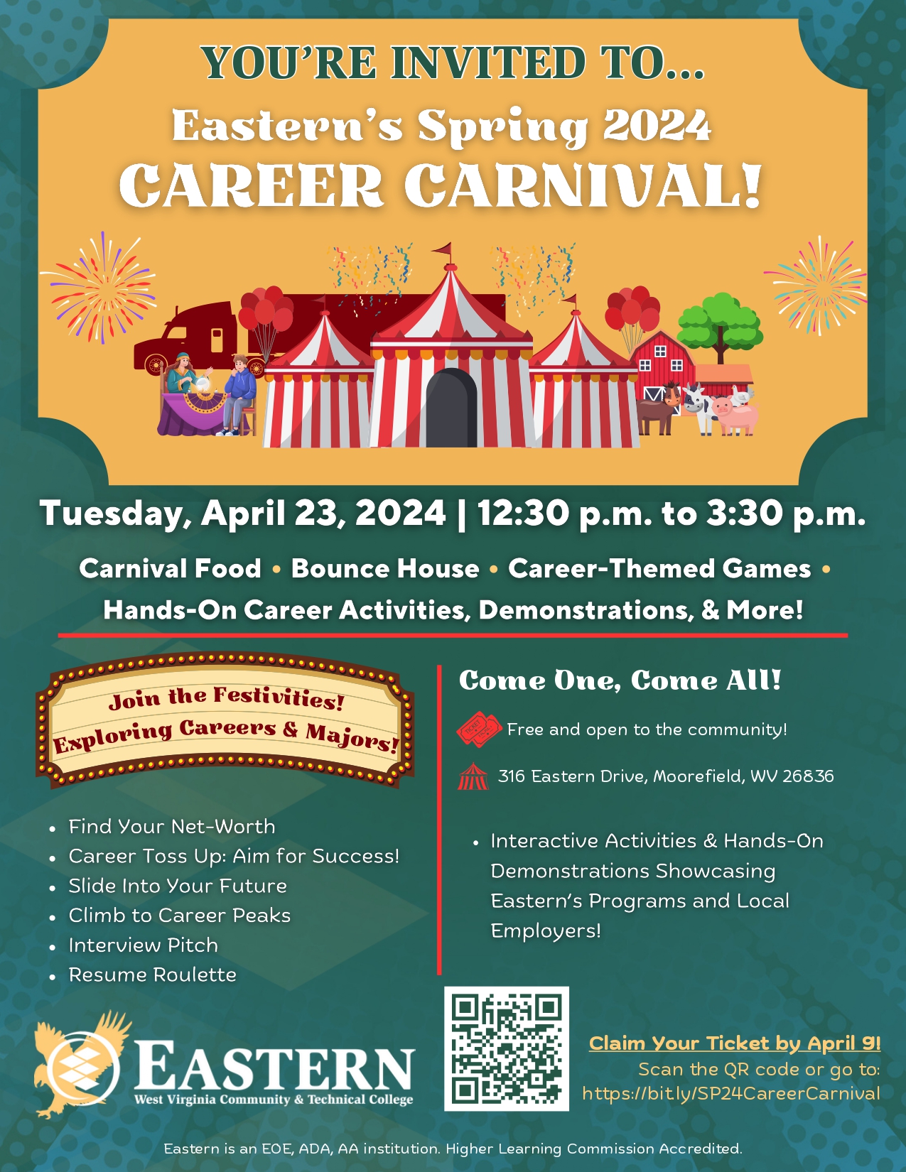 CLAIM YOUR FREE TICKET TO THE CAREER CARNIVAL NOW!!!! – Parsons